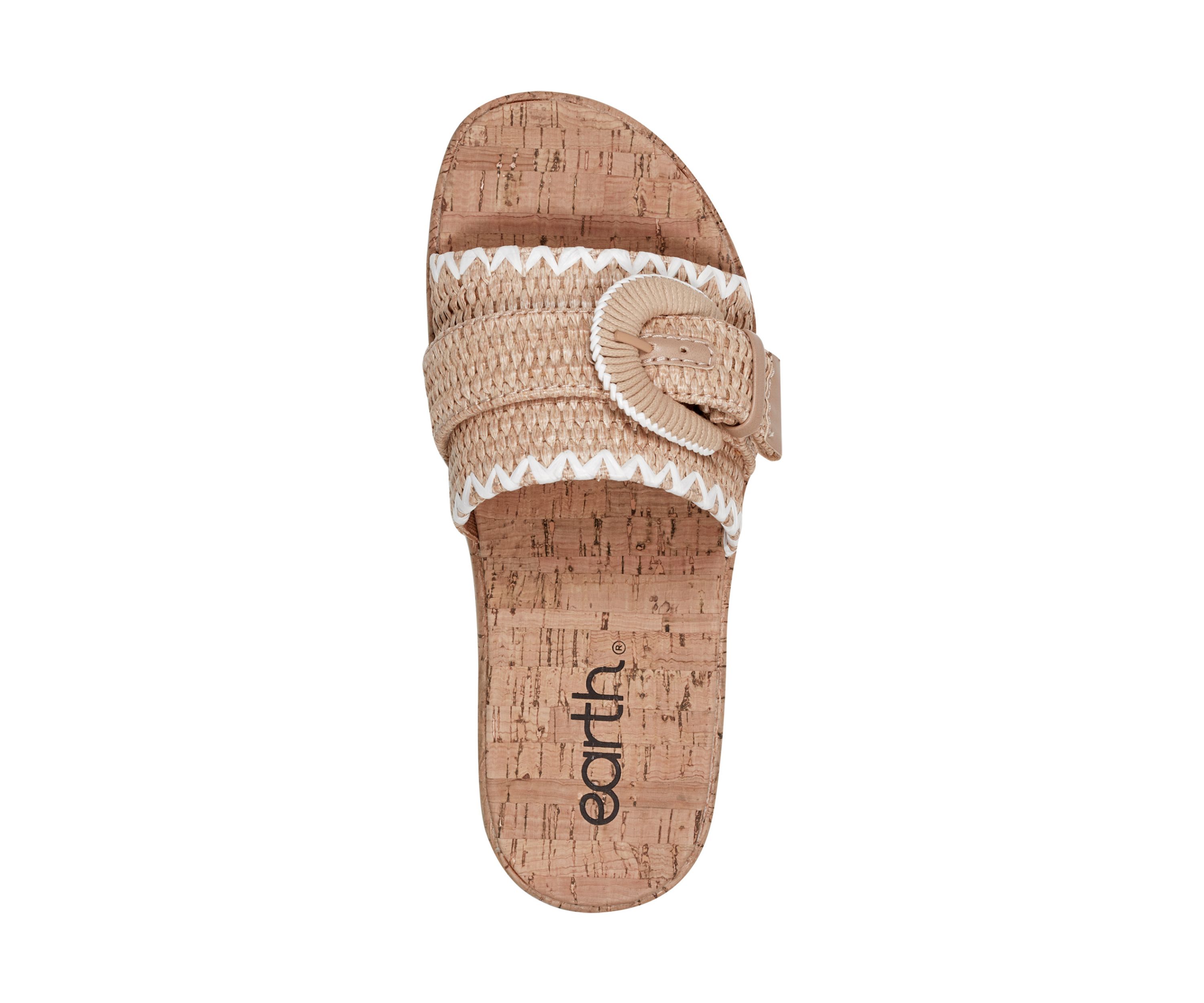 Samsy One Band Platform Casual Wedge Sandals