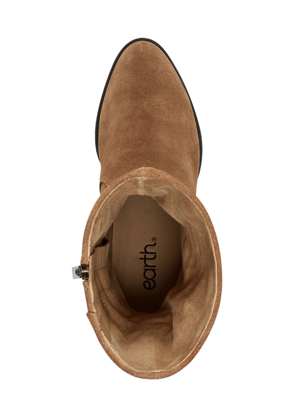 Vine Block Heel Almond Toe Casual Boots