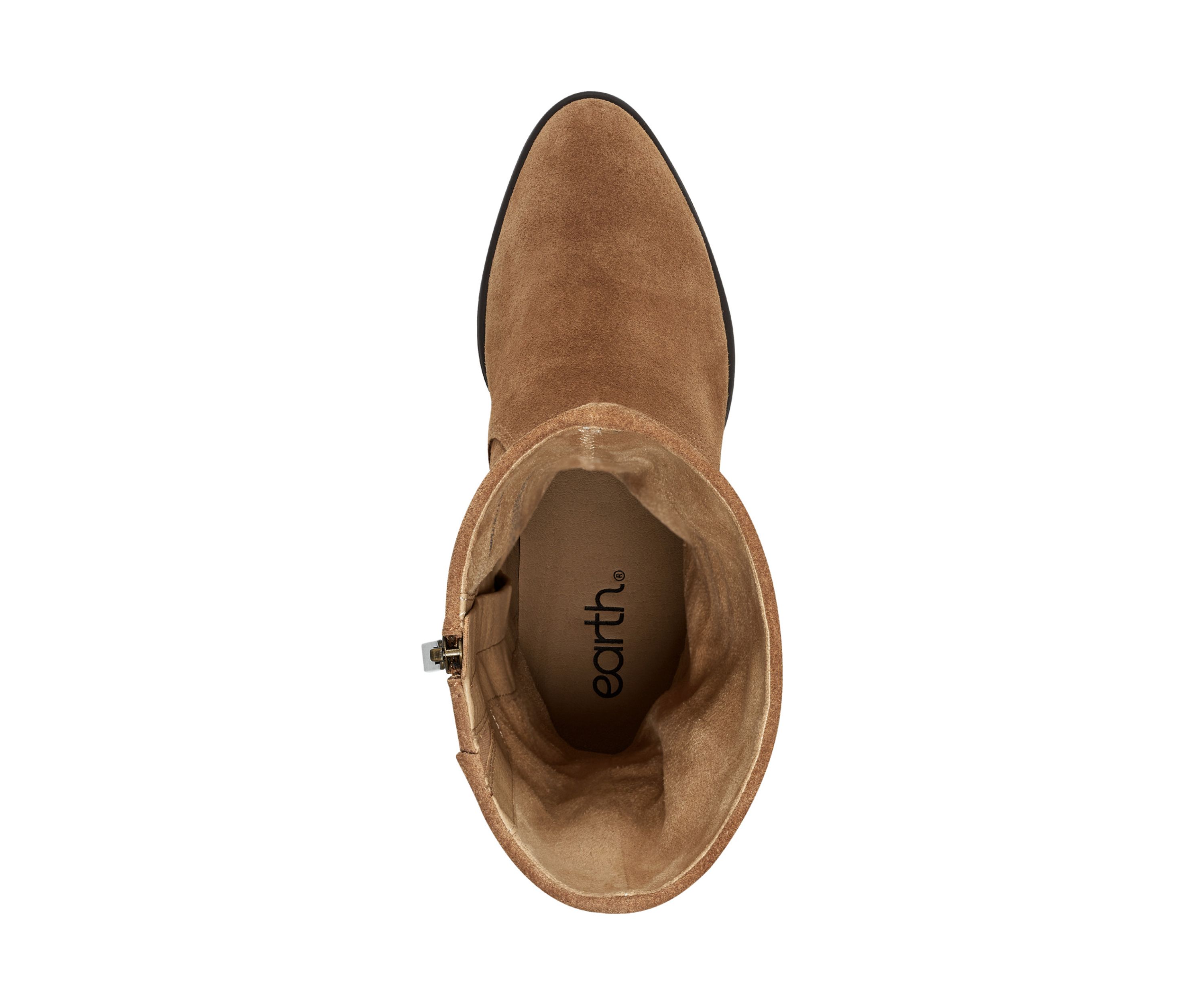 Vine Block Heel Almond Toe Casual Boots
