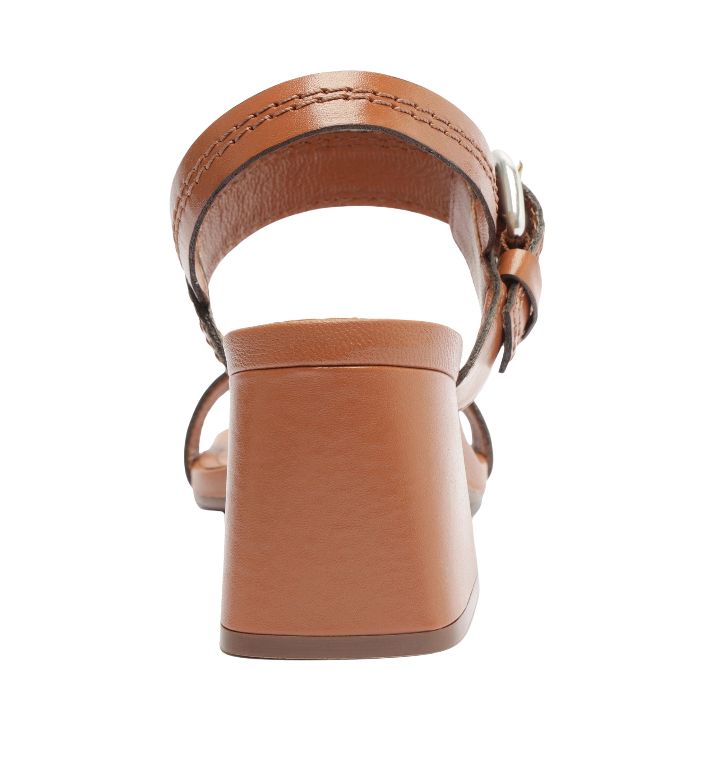 Sage Mid Block Sandals
