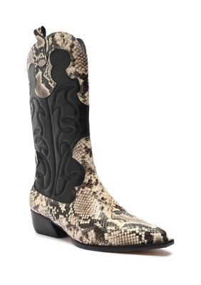 Belk store snakeskin boots