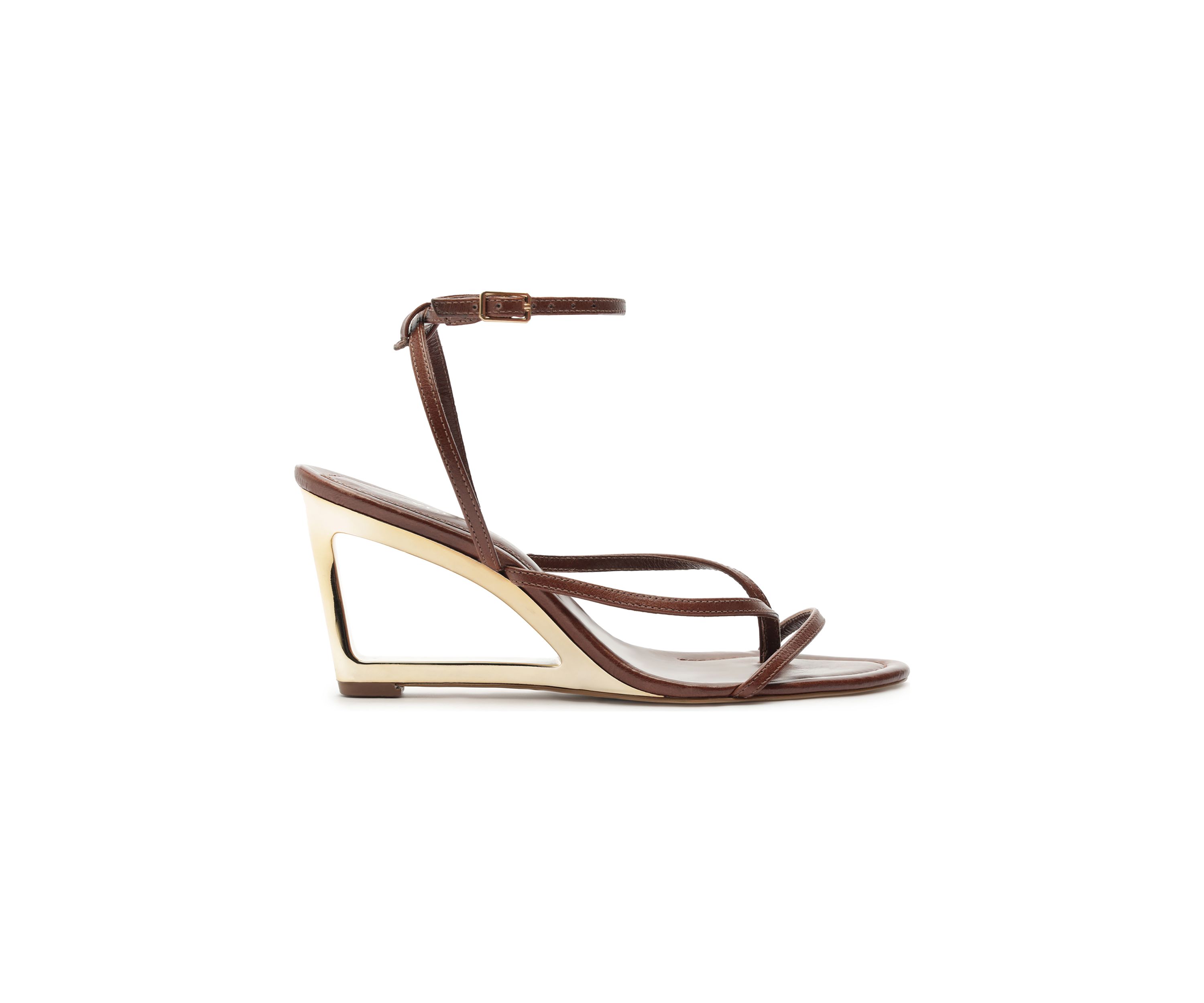 Frankie Geometric Wedge Sandals