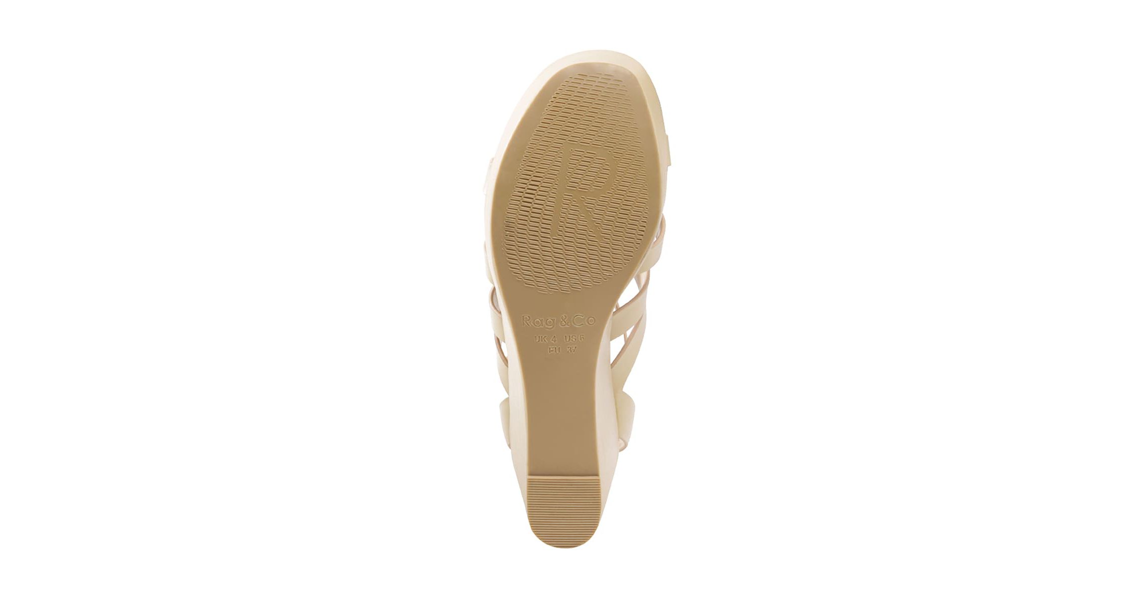Windrush Cage Wedge Leather Sandal
