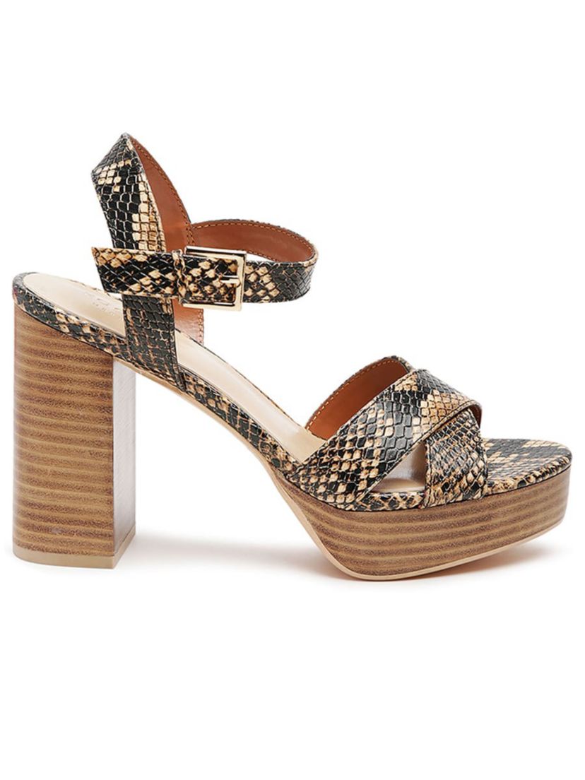 Chypre High Heeled Block Sandal