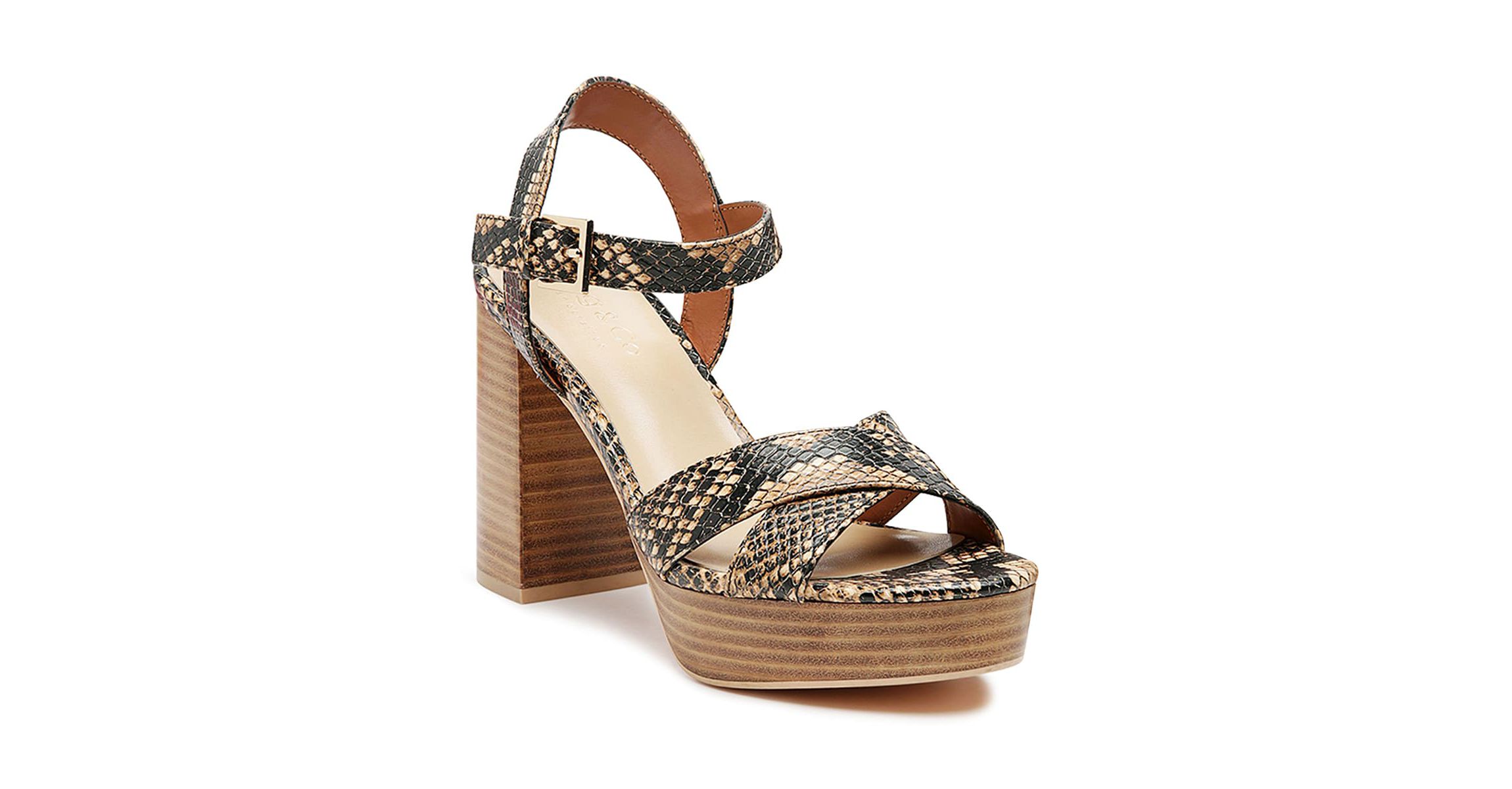 Chypre High Heeled Block Sandal