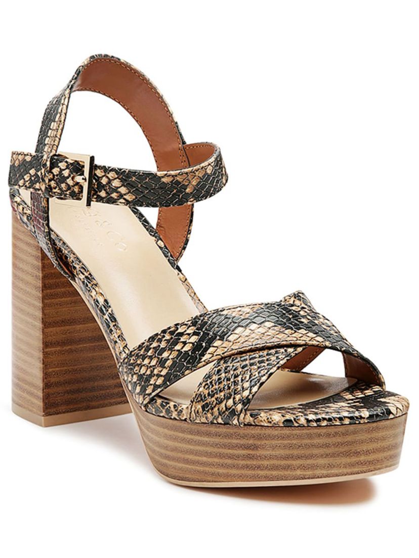 Chypre High Heeled Block Sandal