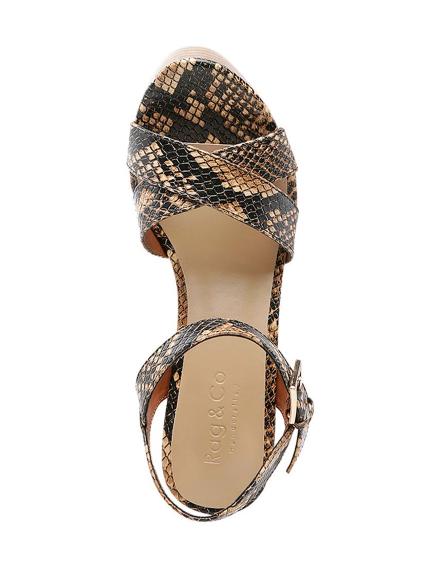 Chypre High Heeled Block Sandal
