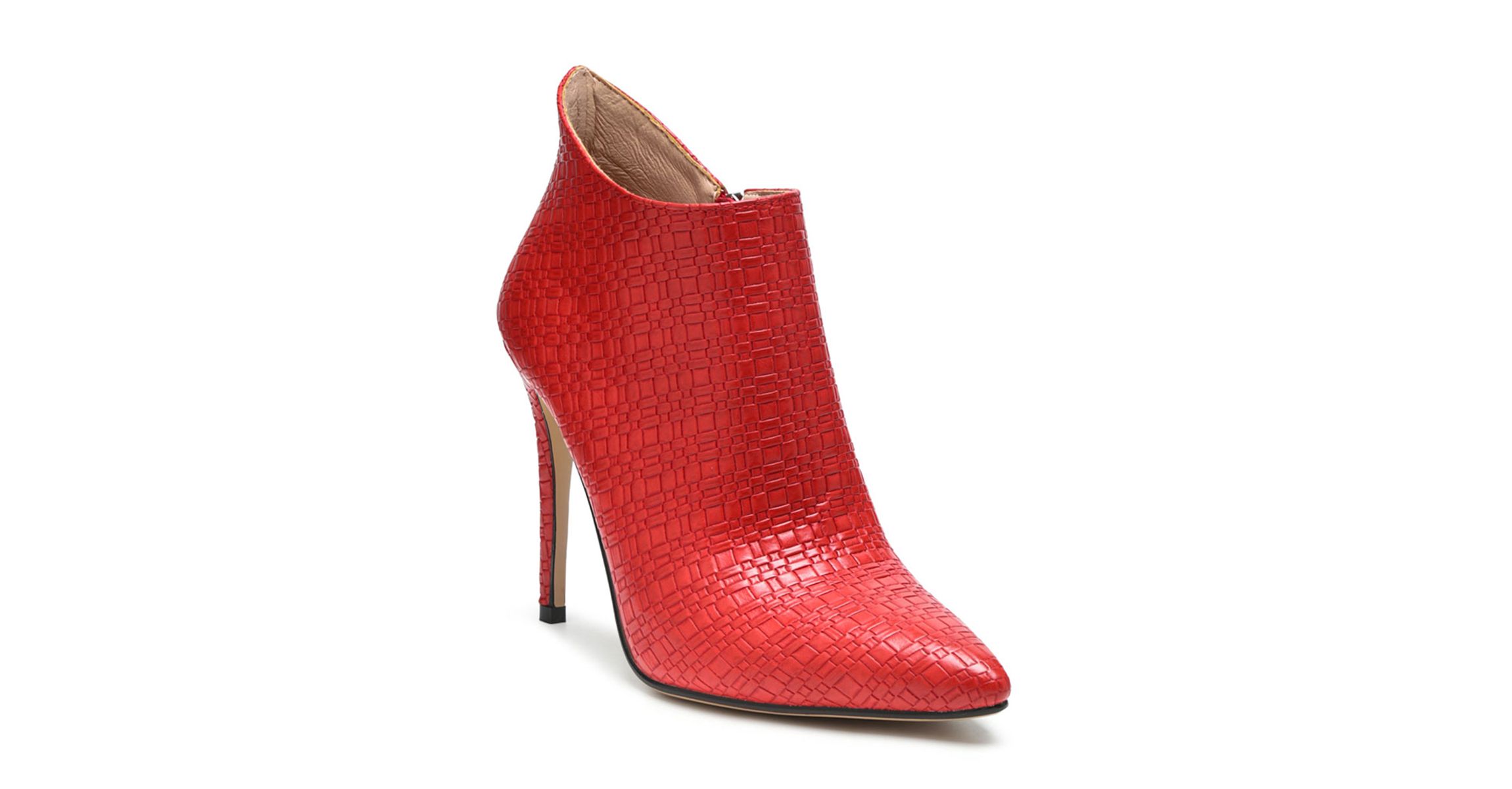 Lolita Woven Texture Stiletto Boot