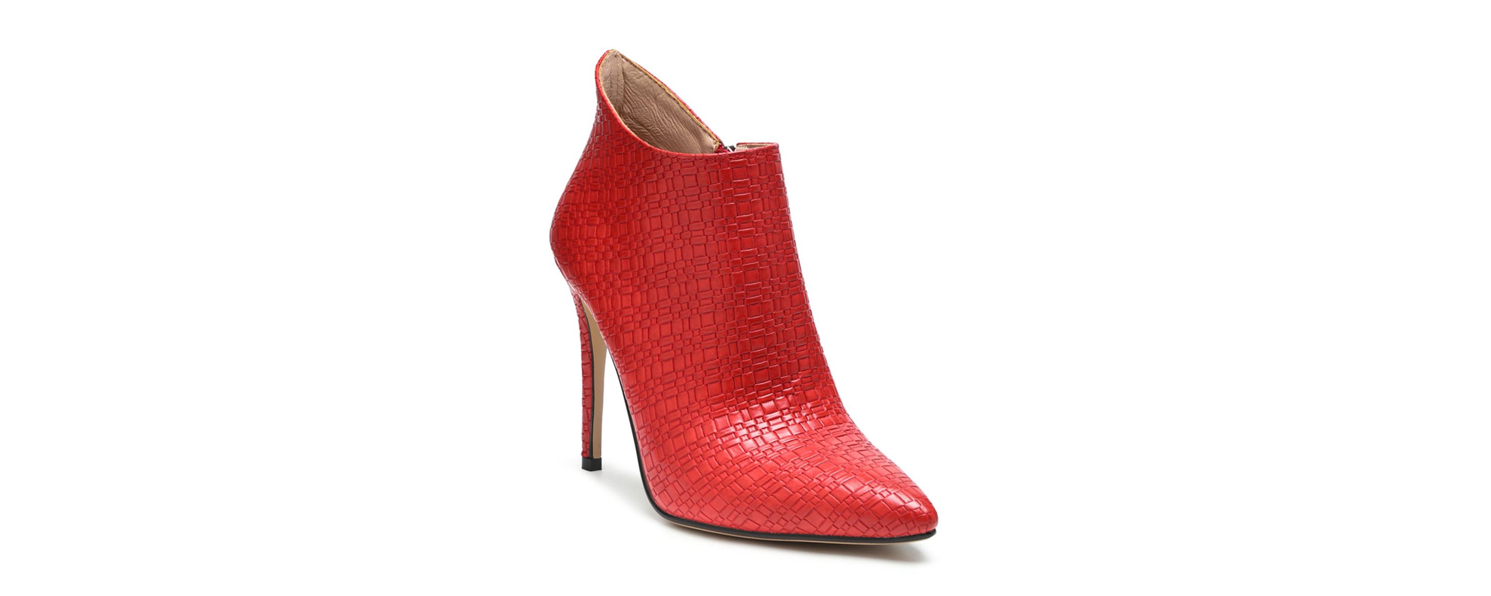 Lolita Woven Texture Stiletto Boot