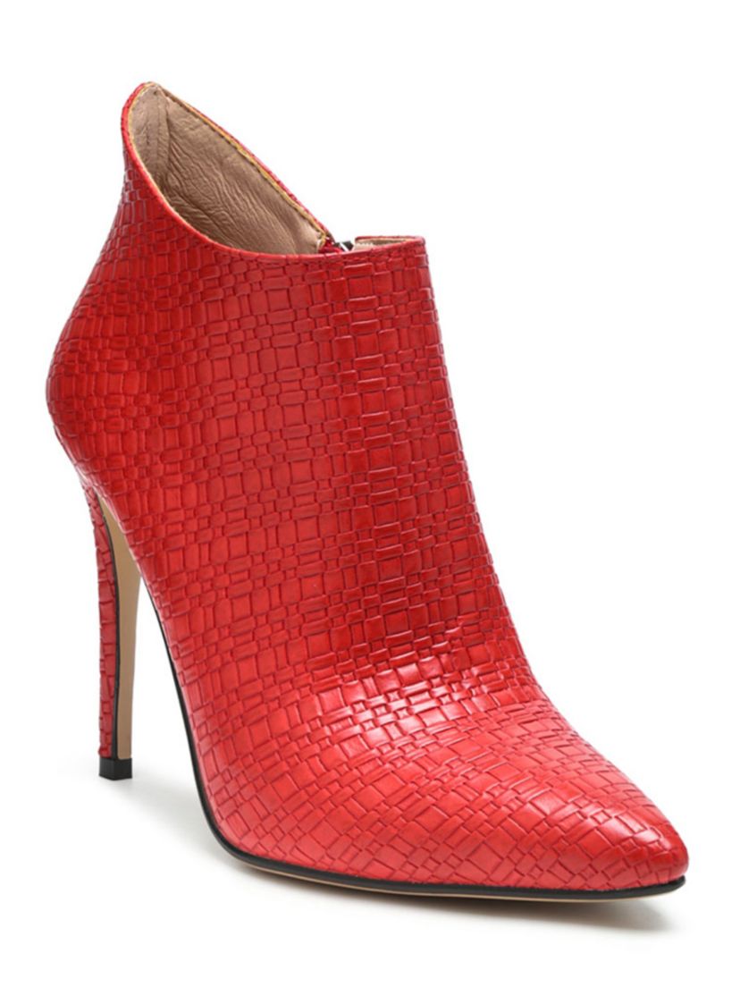 Lolita Woven Texture Stiletto Boot