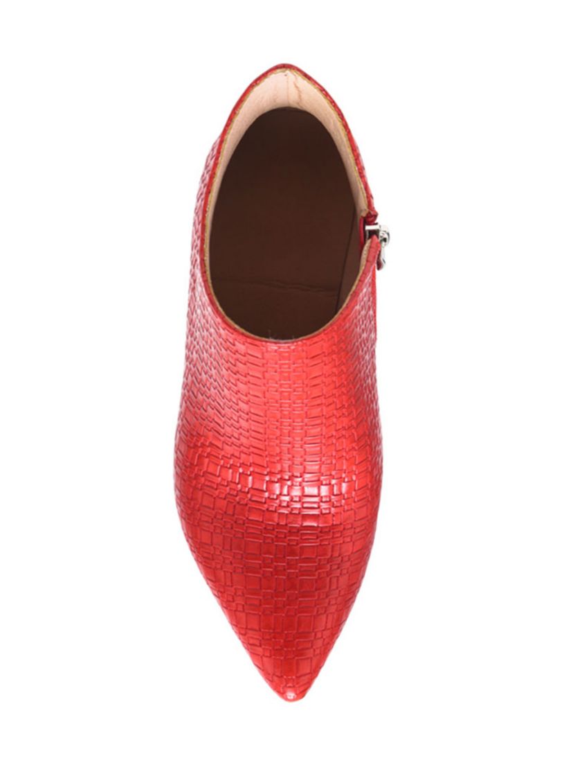 Lolita Woven Texture Stiletto Boot