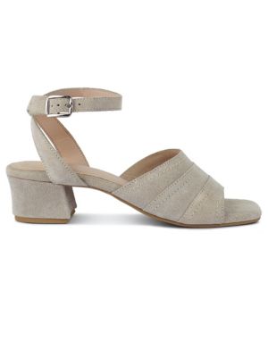 Rag&Co Women's Sigrid Fine Suede Block Heeled Sandal, 9M
