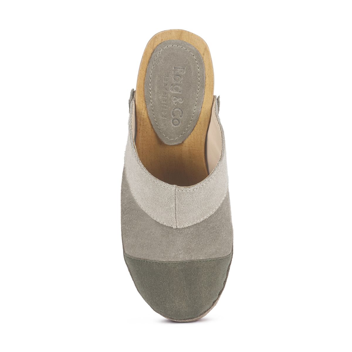 Ochroma Vintage Patchwork Suede Mule Clogs