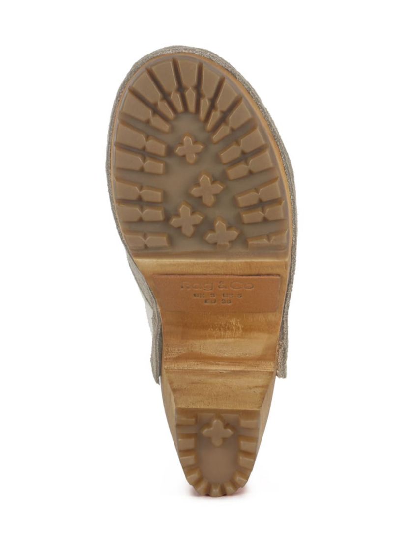 Ochroma Vintage Patchwork Suede Mule Clogs