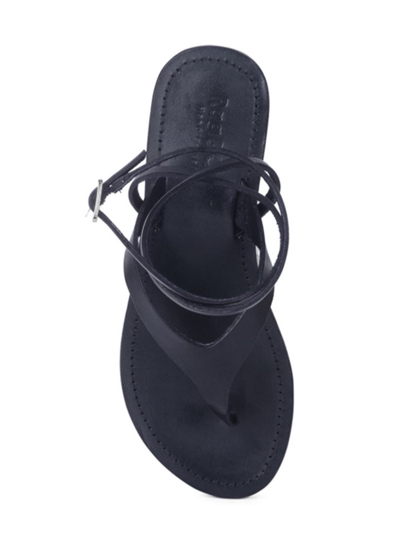 Wrap-Up Tie Around Flat Sandal