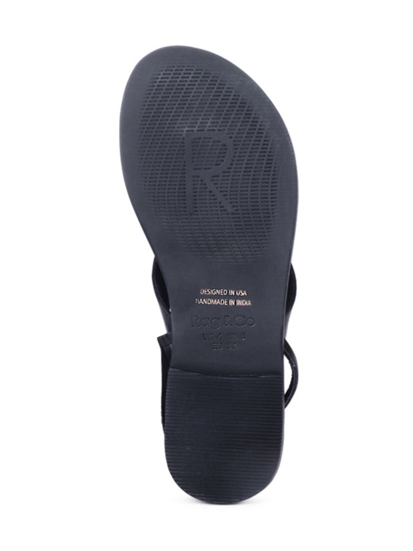 Wrap-Up Tie Around Flat Sandal