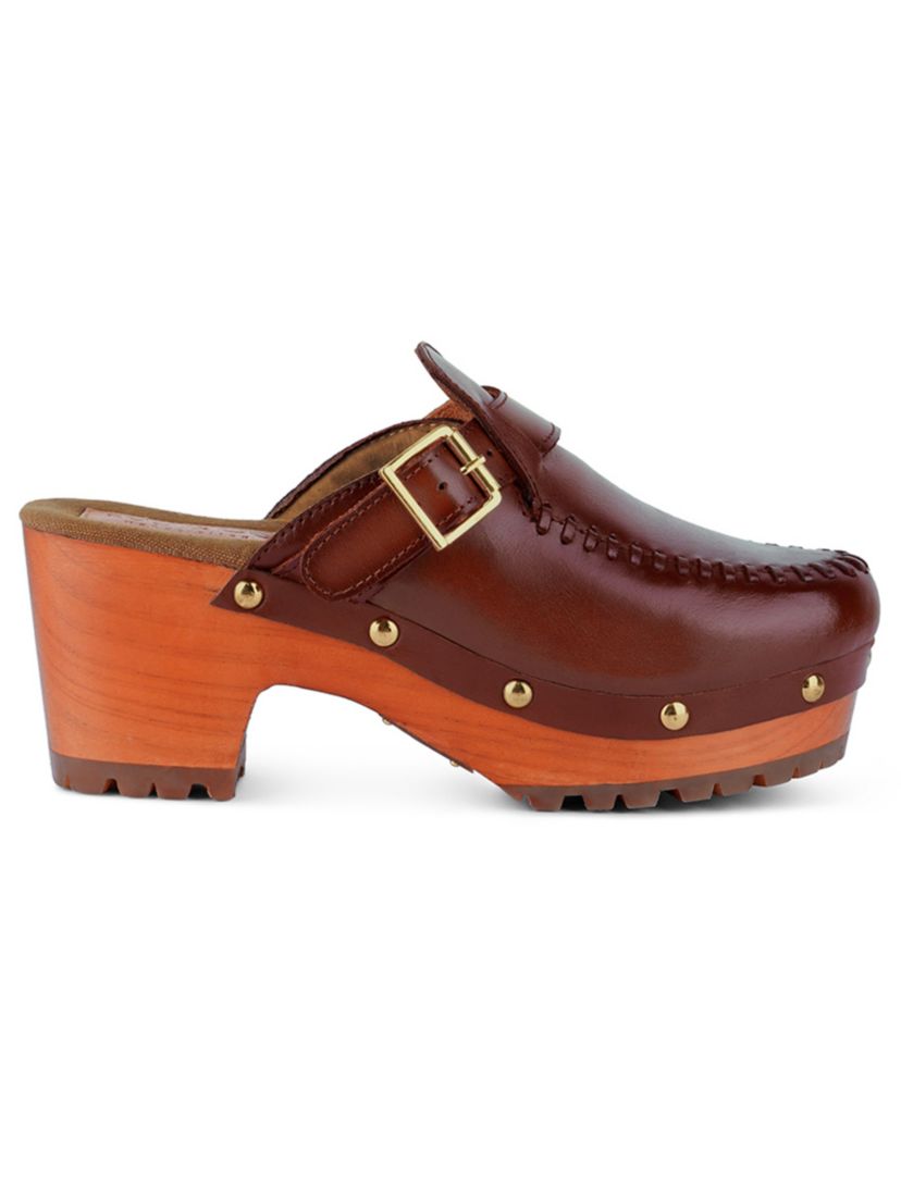 Choctav Handcrafted Leather Clogs