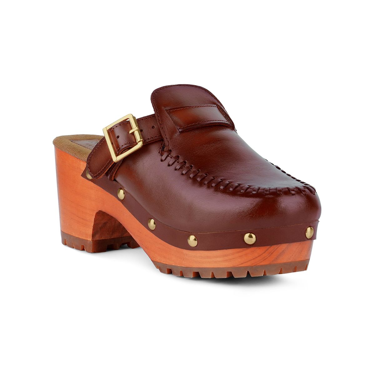 Choctav Handcrafted Leather Clogs