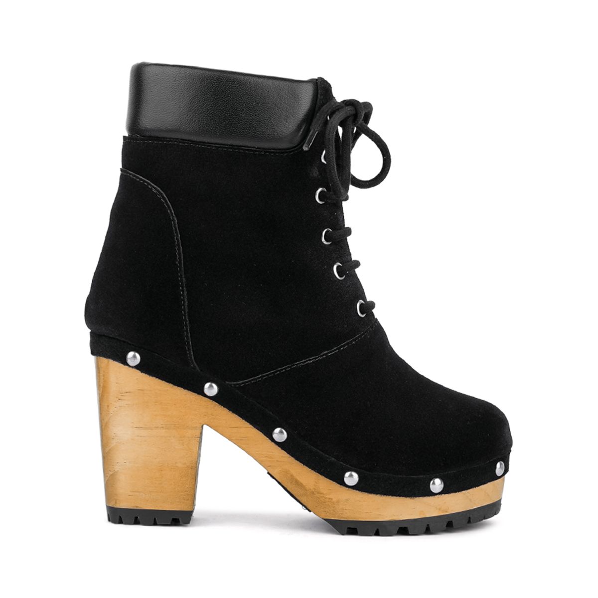 Maaya Handcrafted Collared Suede Boot