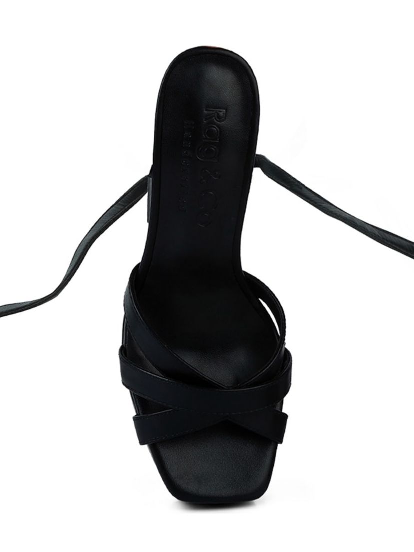 Splitsoul Lace Up High Platform Sandal