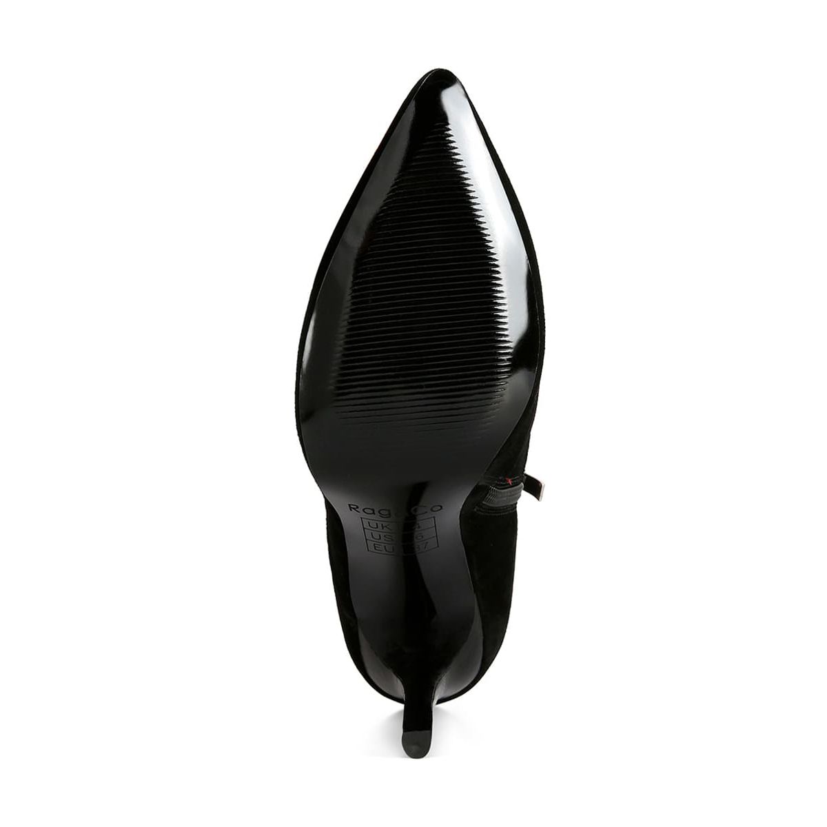 Sulfur Suede Leather Stiletto Ankle Boot