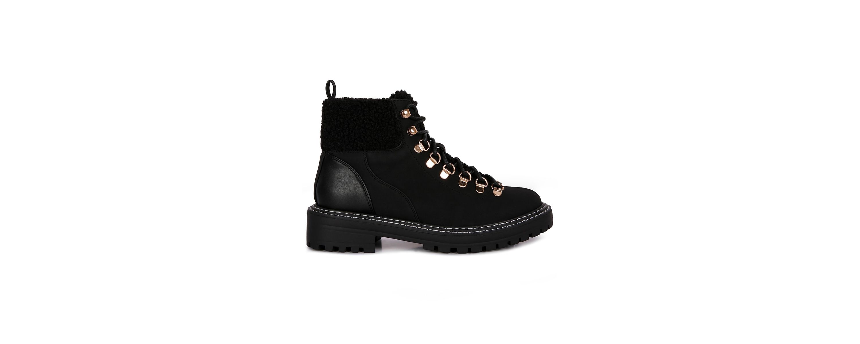 Gatlinburg Shearling Collar Ankle Boots