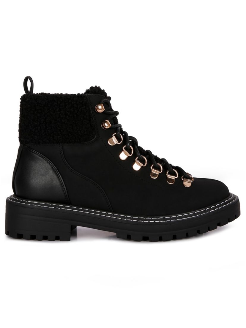 Gatlinburg Shearling Collar Ankle Boots