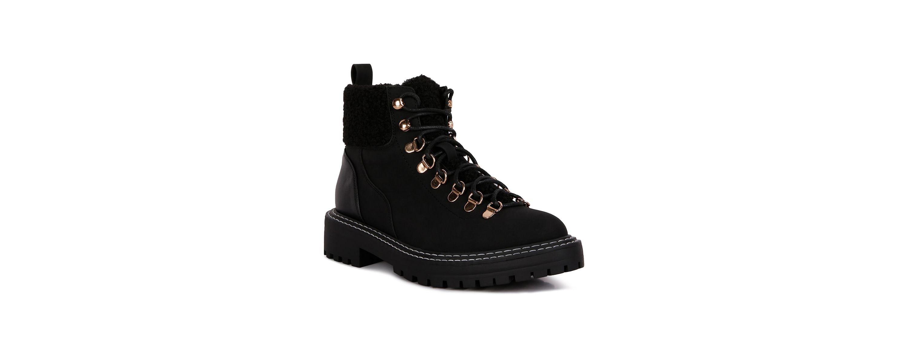 Gatlinburg Shearling Collar Ankle Boots