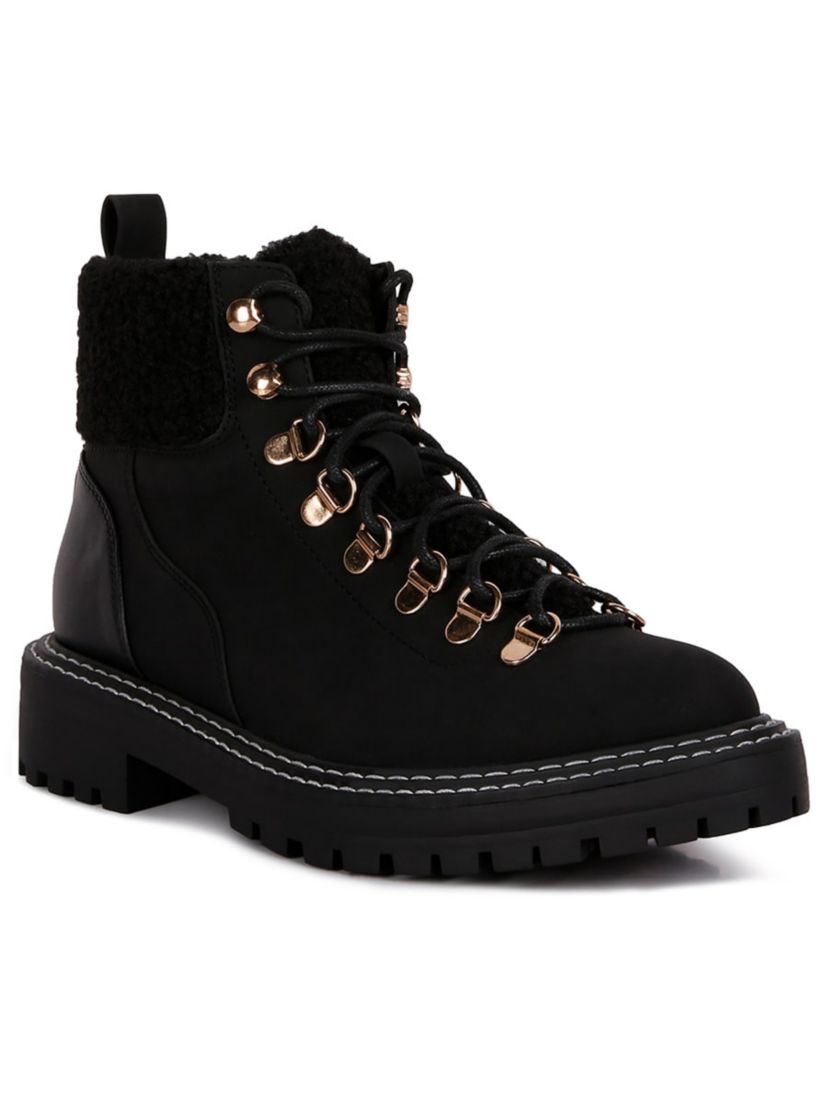 Gatlinburg Shearling Collar Ankle Boots