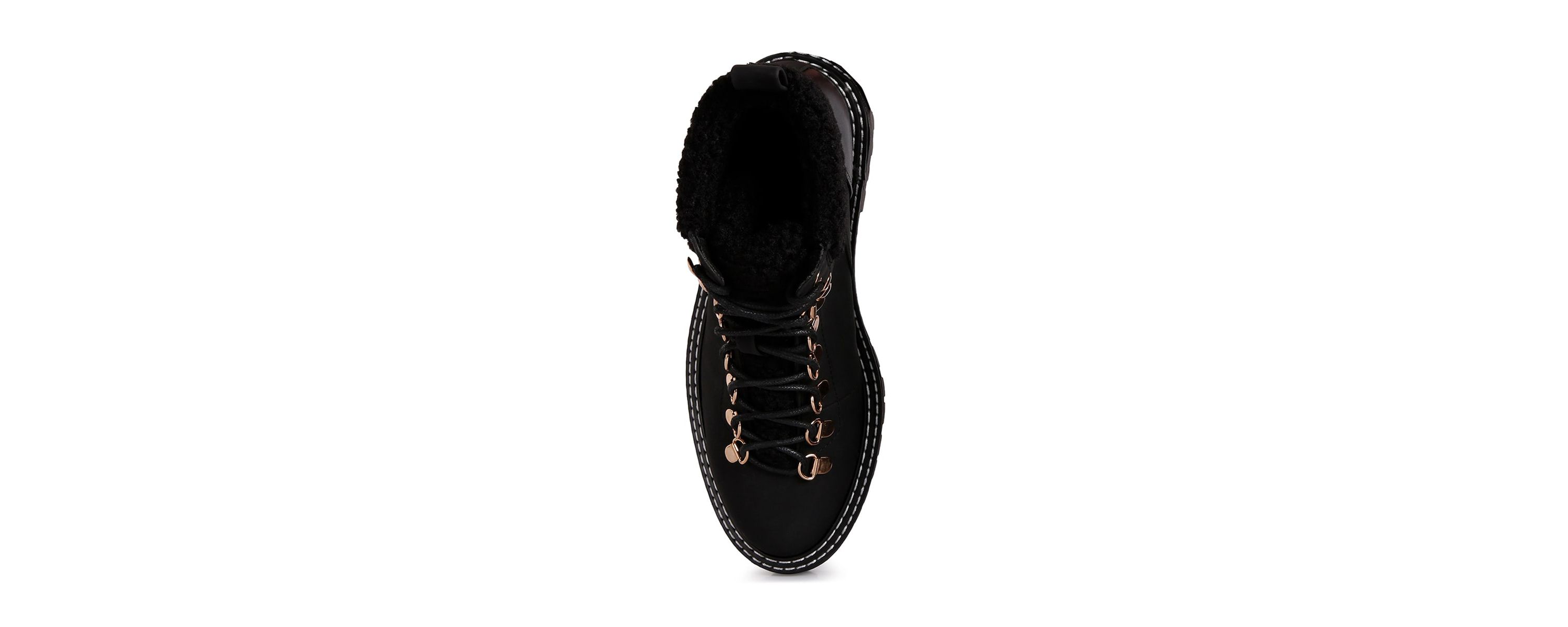 Gatlinburg Shearling Collar Ankle Boots