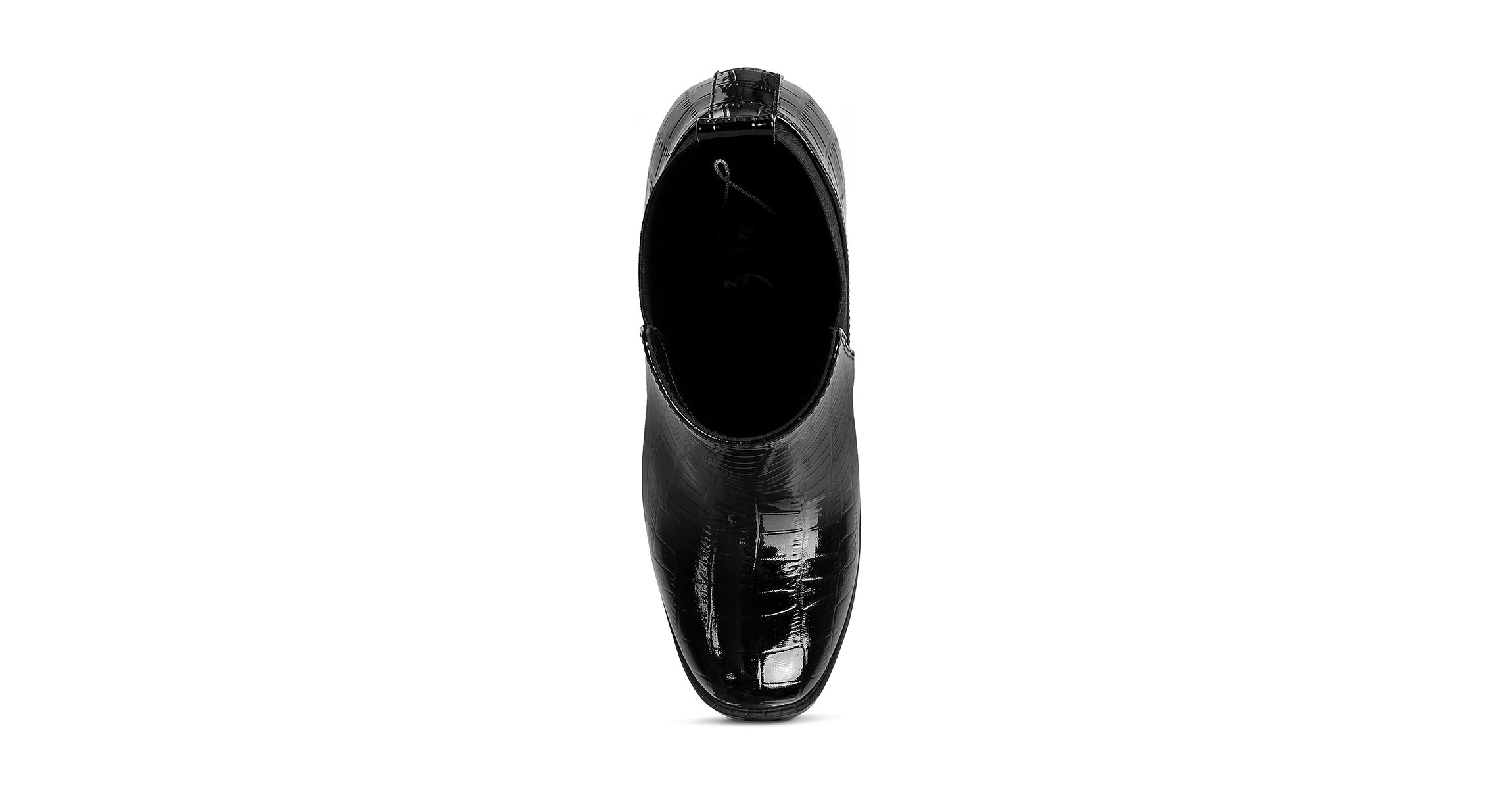 Foxy Faux Leather Croc Chelsea Boots