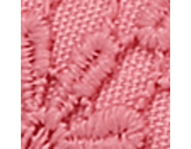 Guava Pink Eyelet Fabric