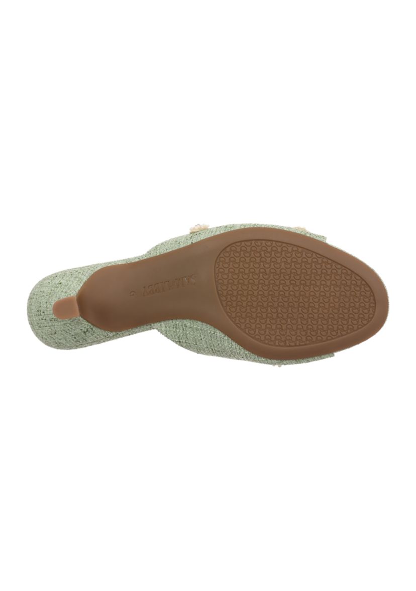 Ollie Fleur Kitten Heel Sandals