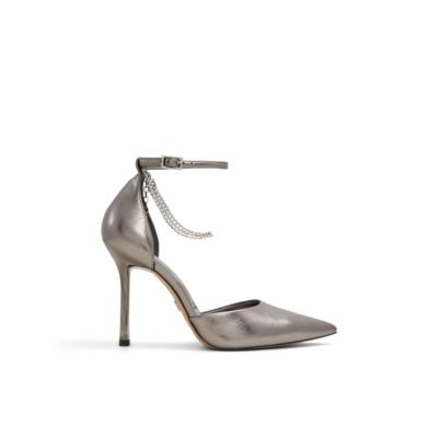 ALDO Women's Aurelina Heeled Shoes, Grey, 10M
