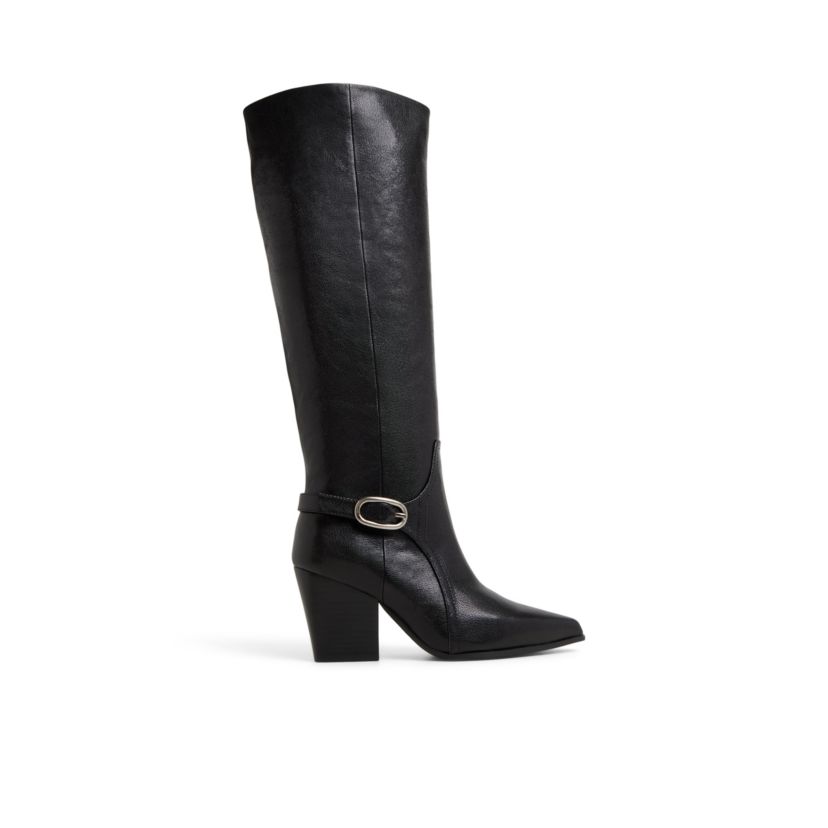 Saddle Knee High Boots