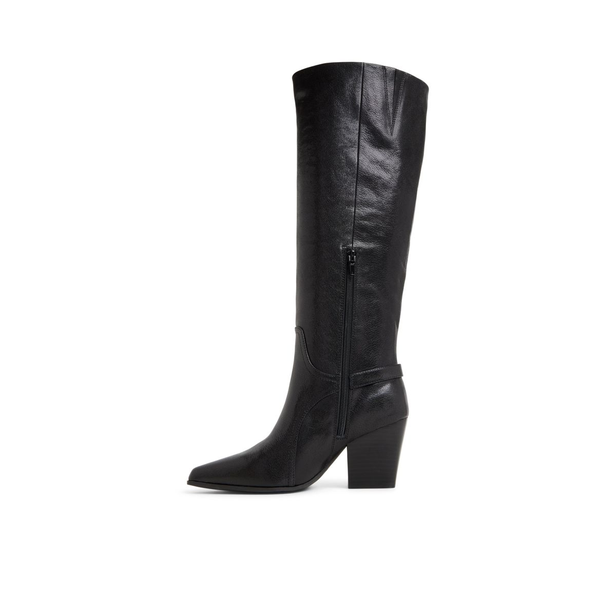 Saddle Knee High Boots
