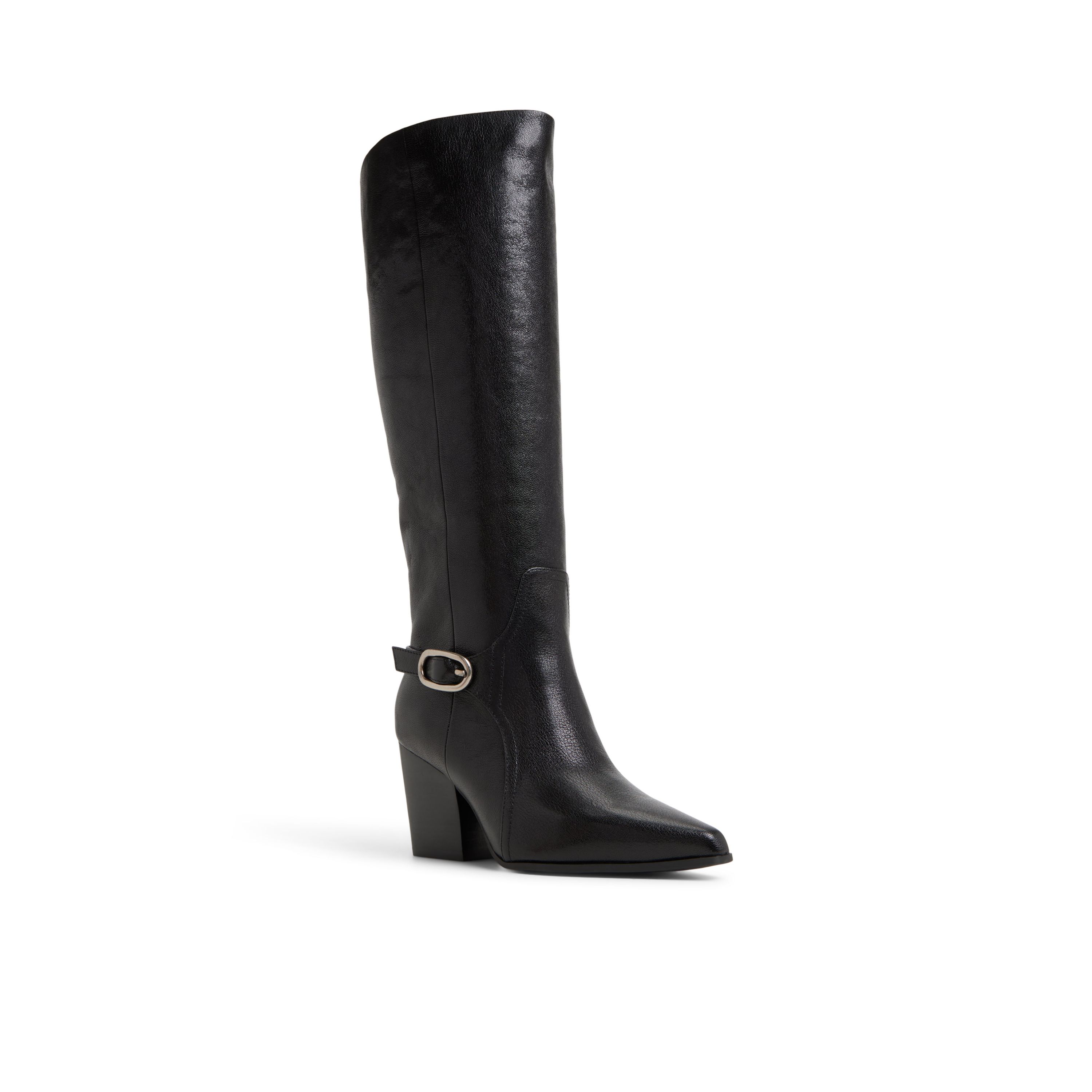 Saddle Knee High Boots