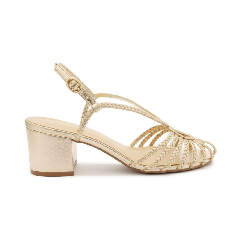 Womens Paola Mid Block Sandal