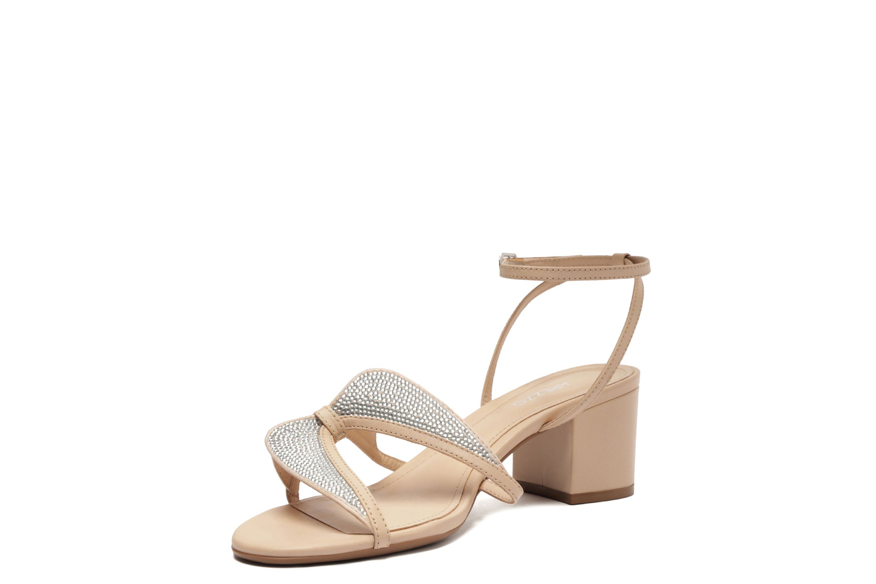 Womens Lyla Mid Block Sandal