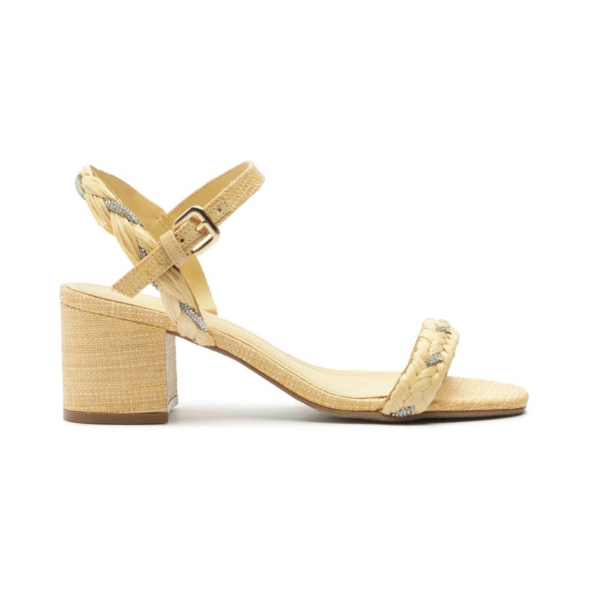 Womens Mila Mid Block Sandal