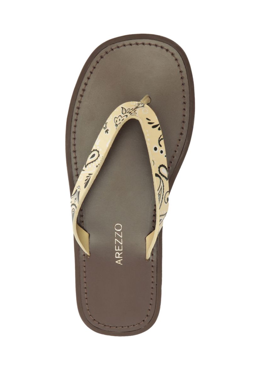 Womens Paislee Flat Sandal