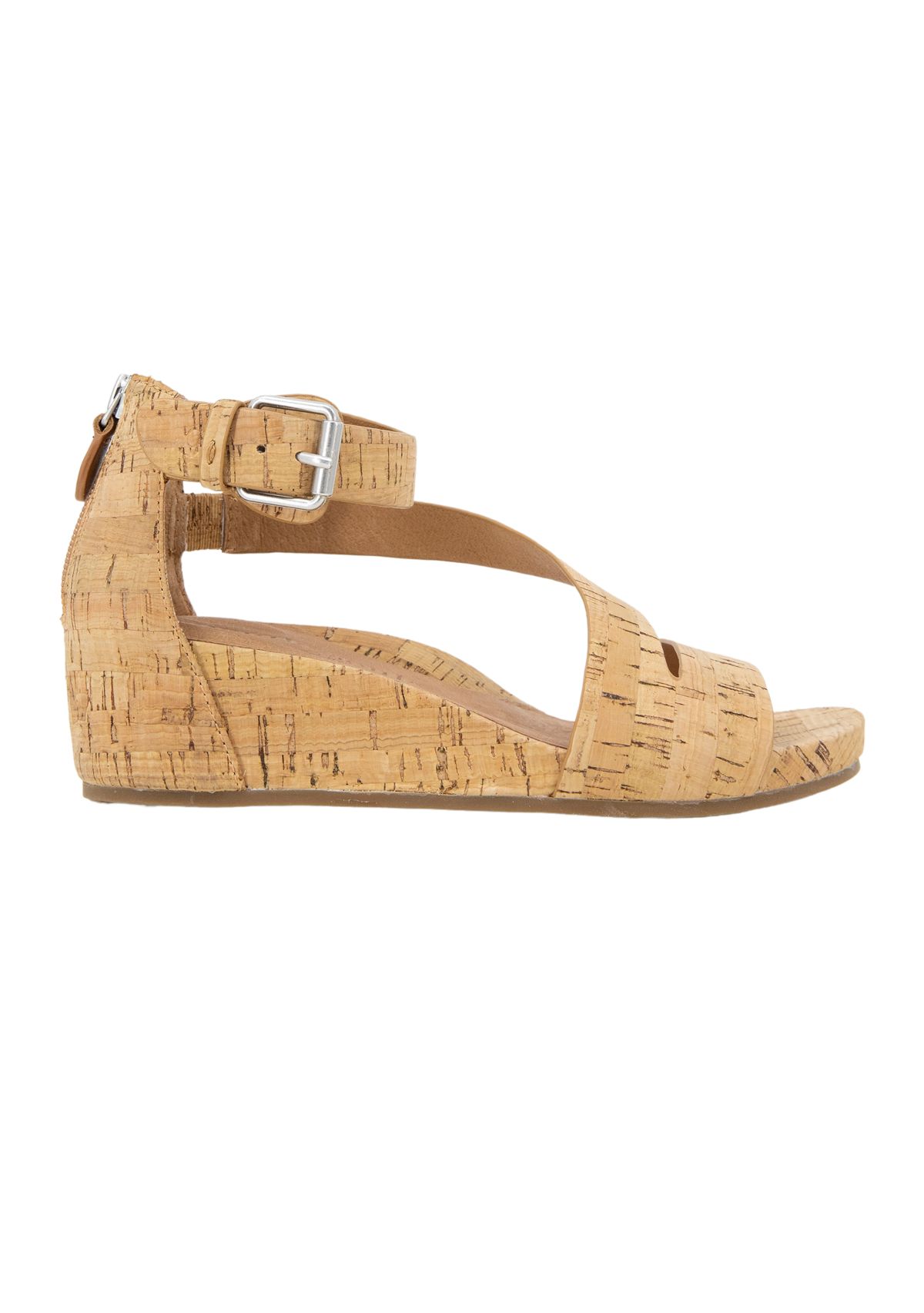 Gwen Wedge Cork Sandals