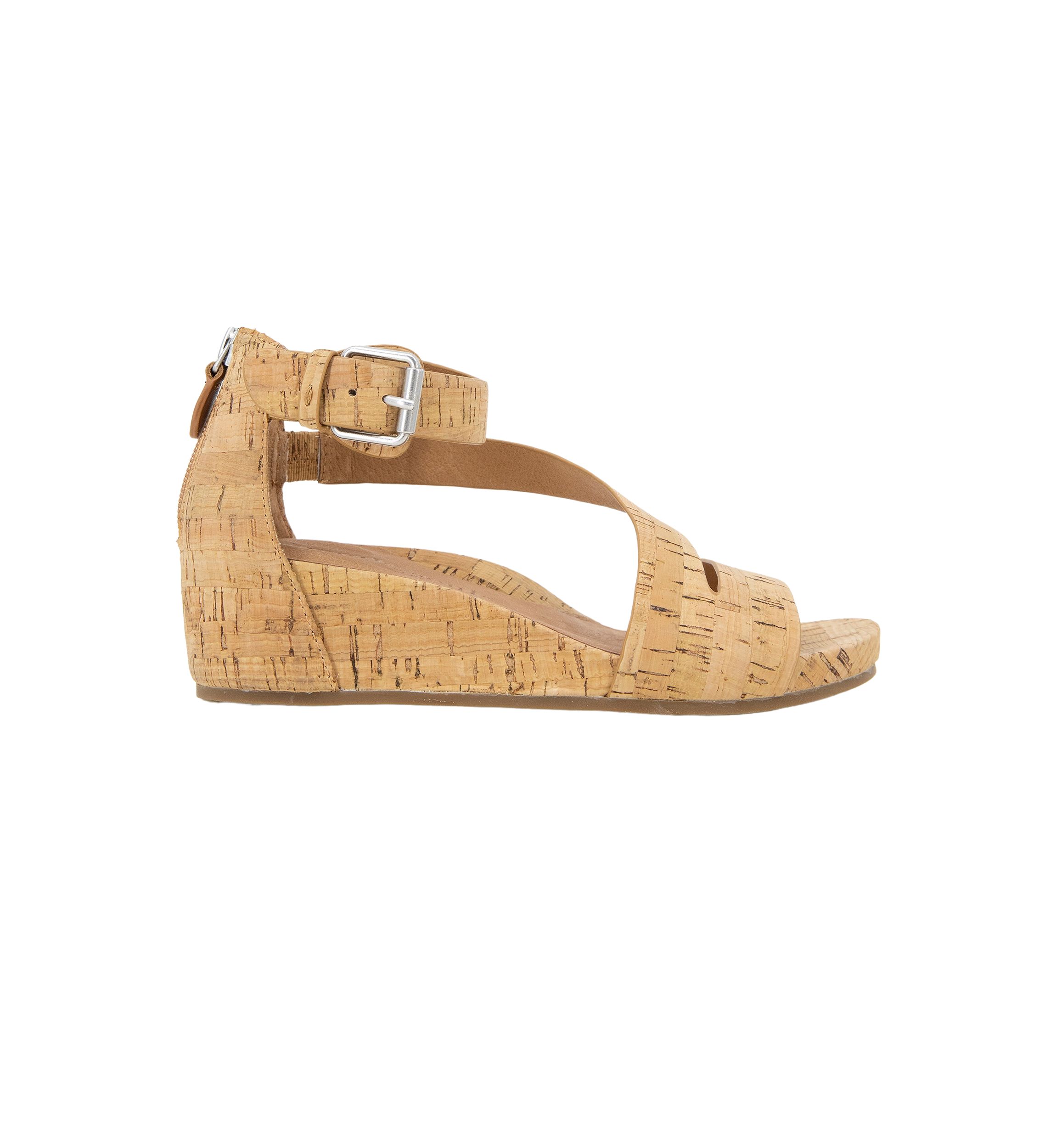 Gwen Wedge Cork Sandals