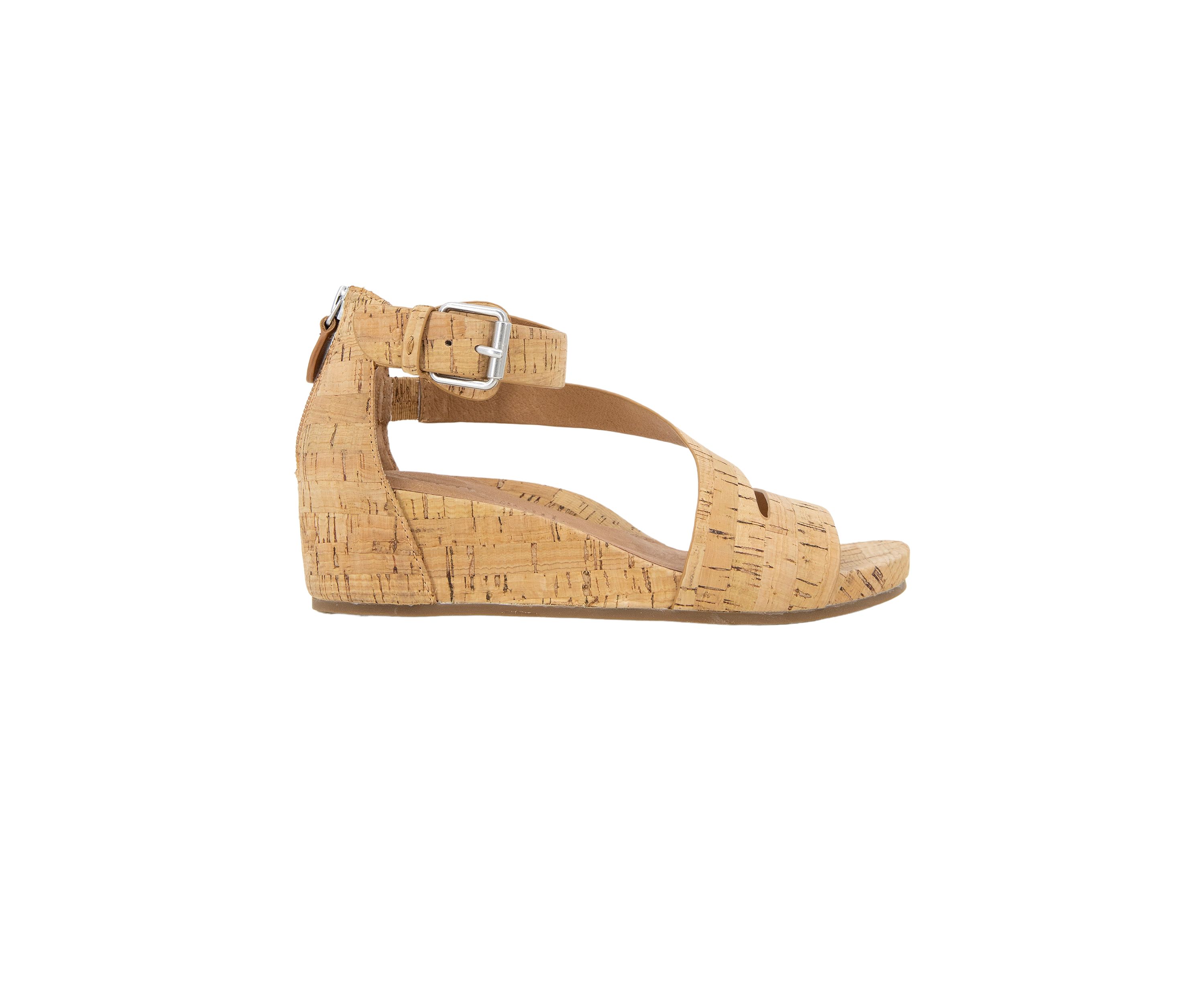 Gwen Wedge Cork Sandals