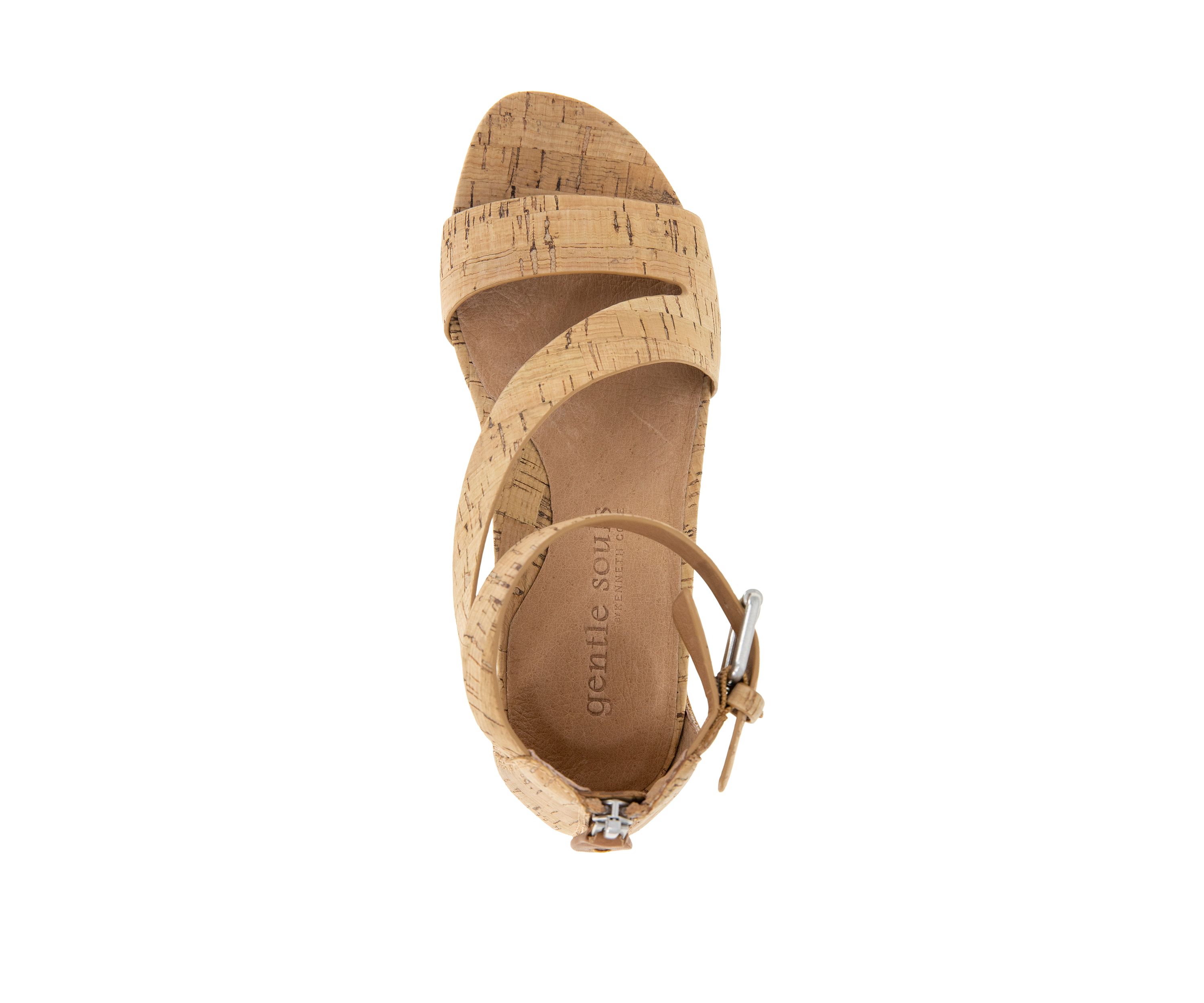 Gwen Wedge Cork Sandals