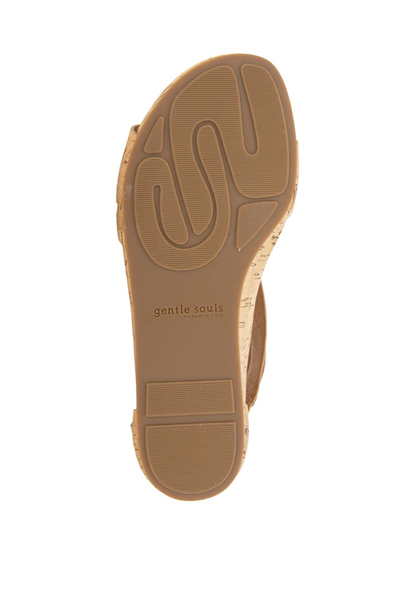 Gwen Wedge Cork Sandals