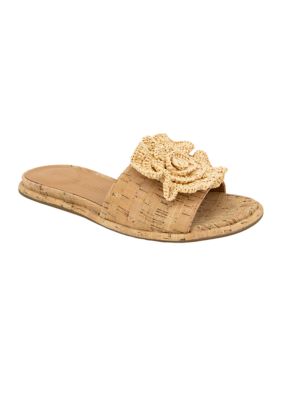 Gentle Souls by Kenneth Cole Lucy Slide Cork Sandals | belk