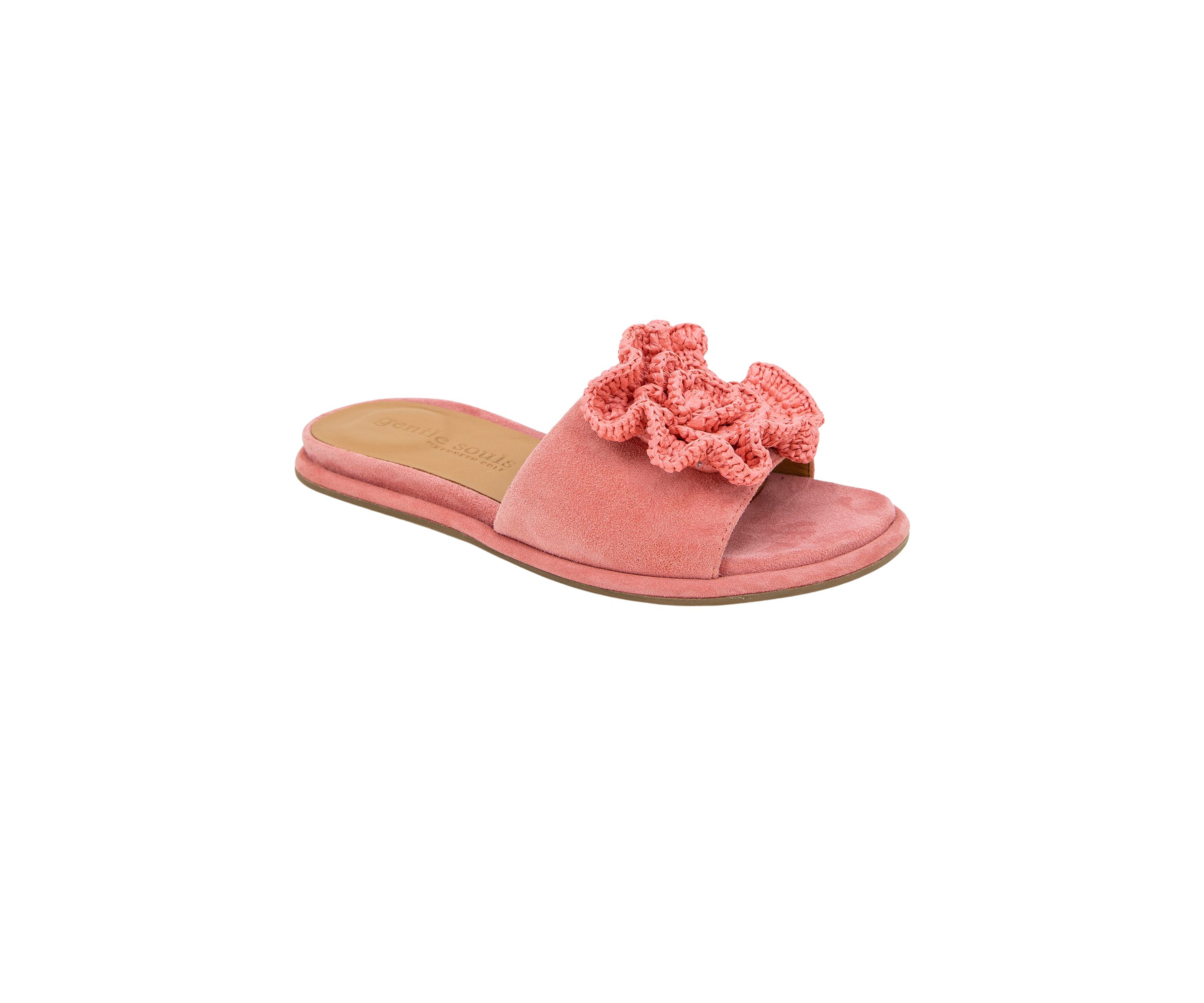 Lucy Slide Suede Sandals