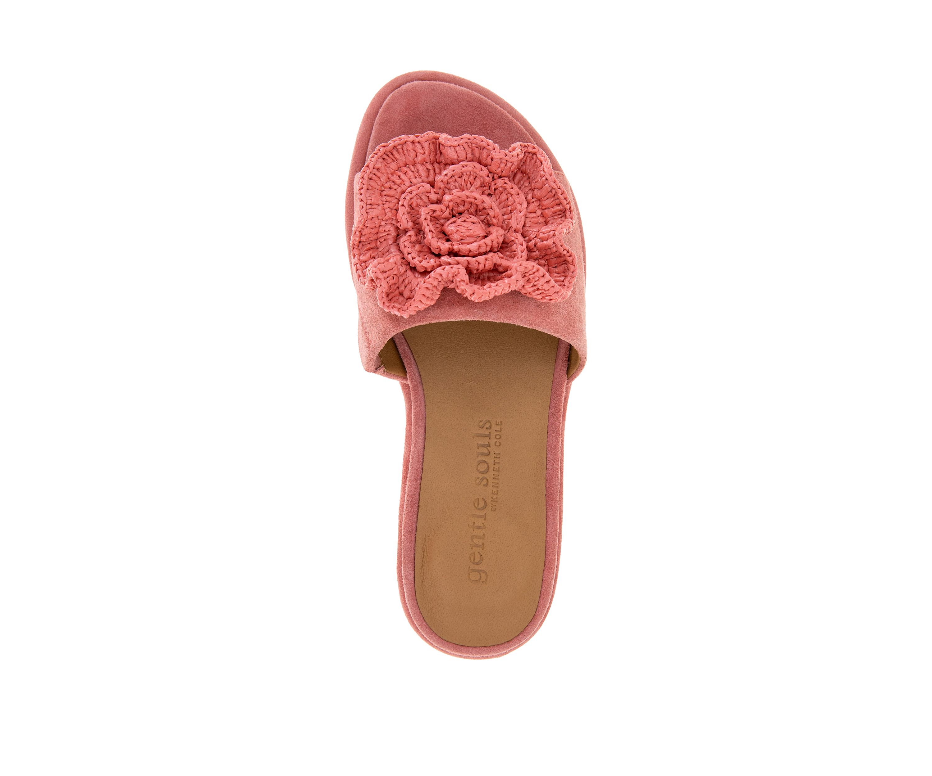 Lucy Slide Suede Sandals
