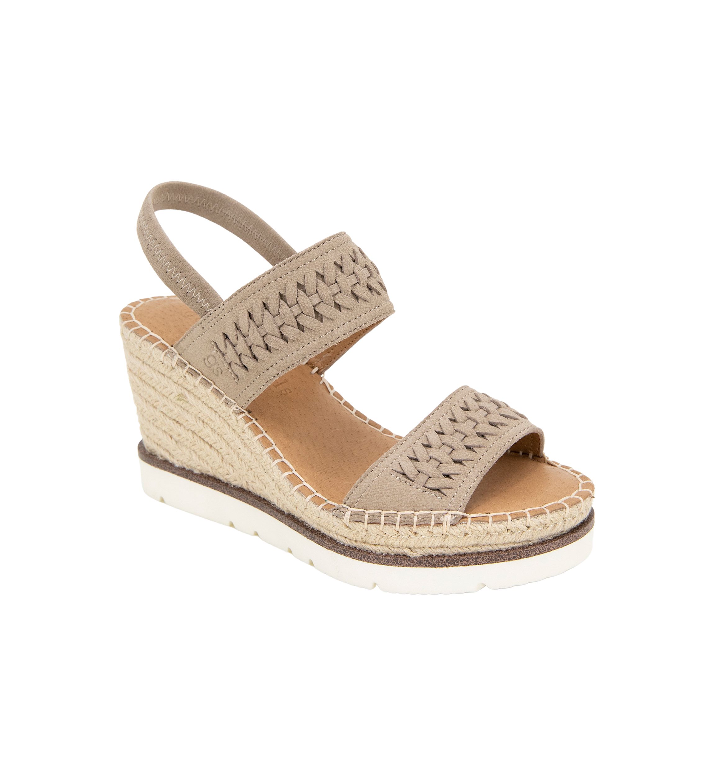 Elyssa 2 Band Braided Sandals